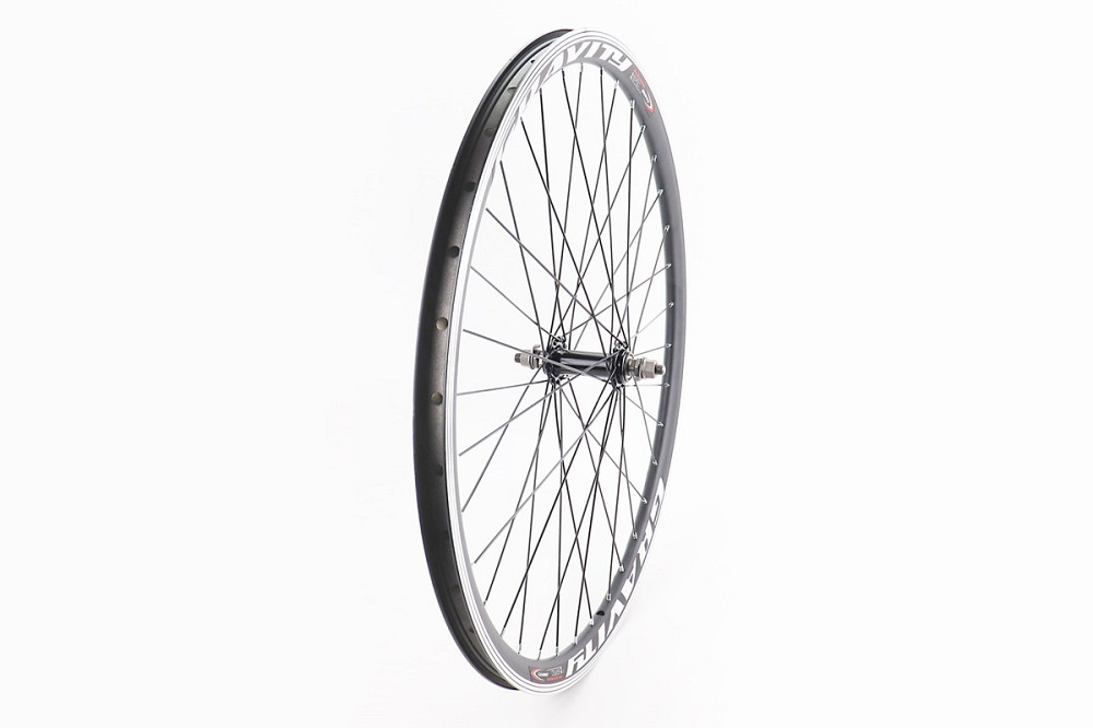 Колесо 26" переднє V-brake, обід "крапля" алюмінієвий, втулка 14Gx36H, кріпл. гайка, "GRAVITY" Бершадь - фото 2