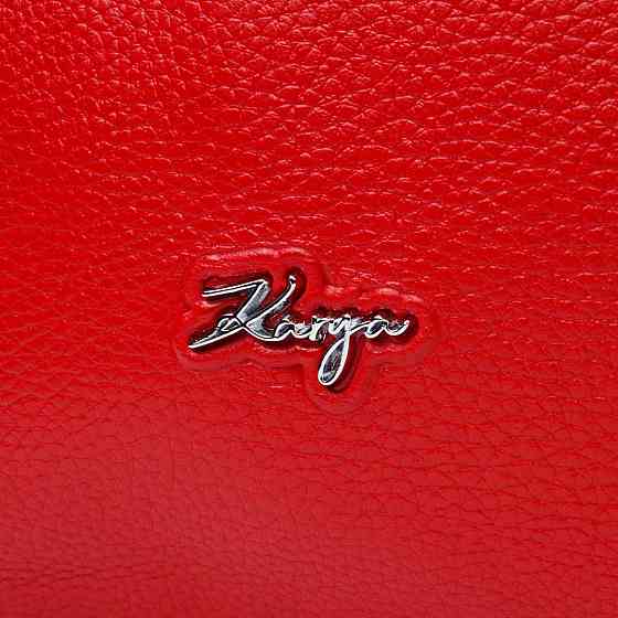 Привлекательная женская сумка KARYA 20863 кожаная Красный Киев