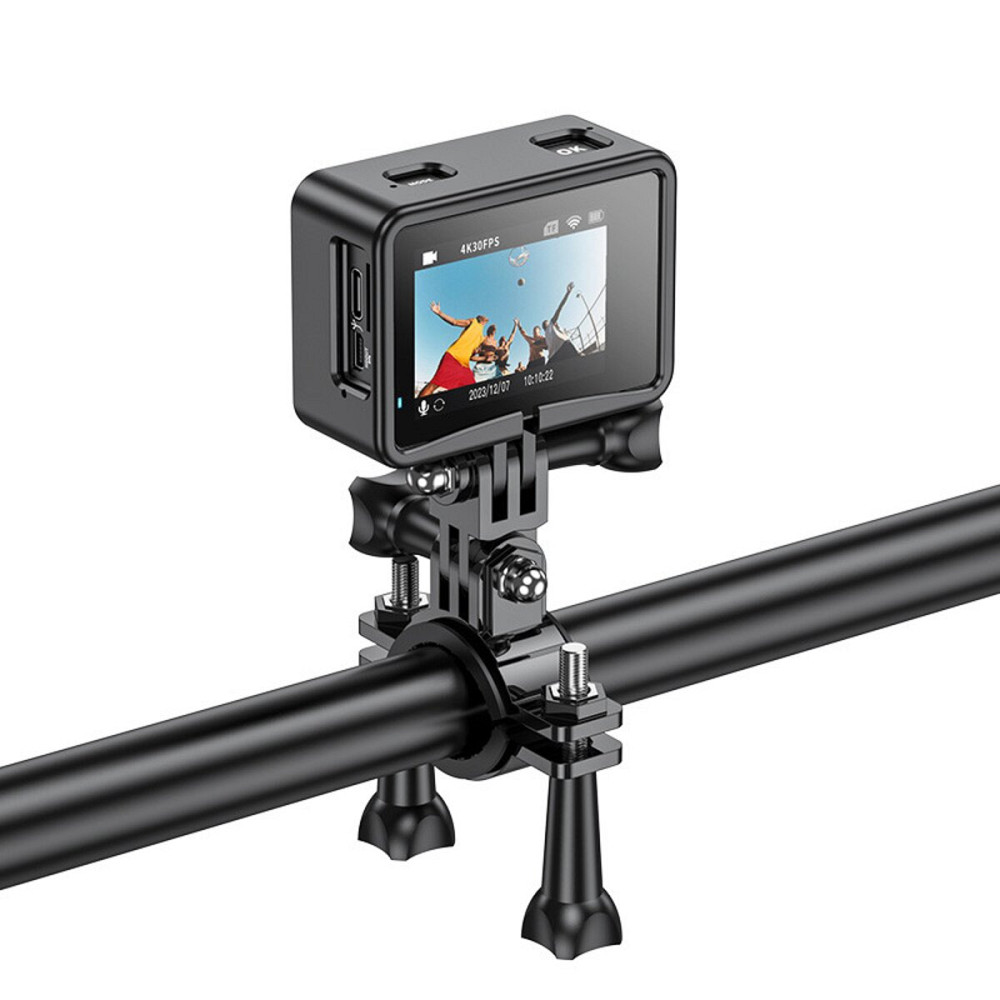 Екшен камера HOCO DV101 dual color screen sports camera Black (6942007616805) Київ - фото 5
