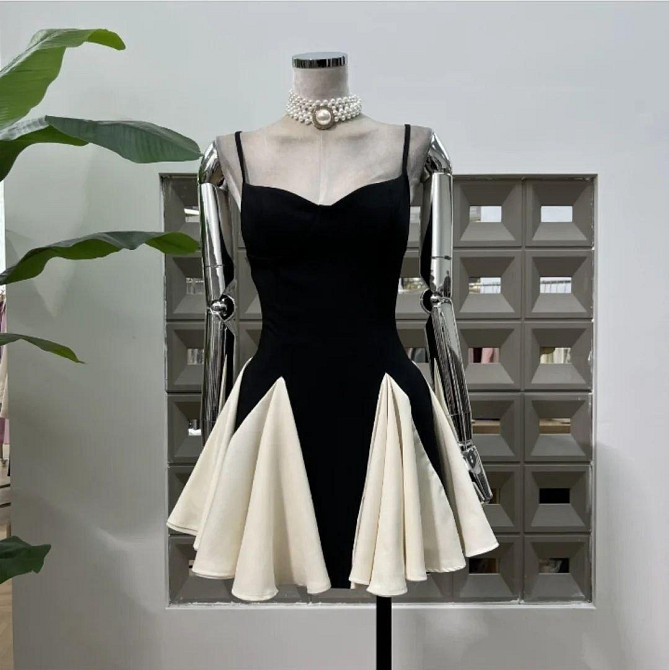 Жіноча стильна вечірня мініплаття костюмка та софт 46-48 Одеса - фото 5