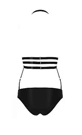Боді зі стреп ремінцями LAMIS BODY black S/M - Passion Sex Aura Київ