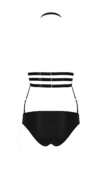 Боді зі стреп ремінцями LAMIS BODY black S/M - Passion Sex Aura Київ - фото 4