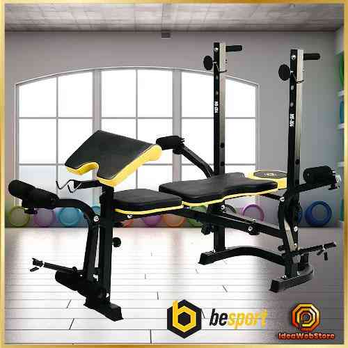 Тренувальна лава багатофункціональна Besport для фітнесу та жиму, Силова лава універсальна для тренувань Київ