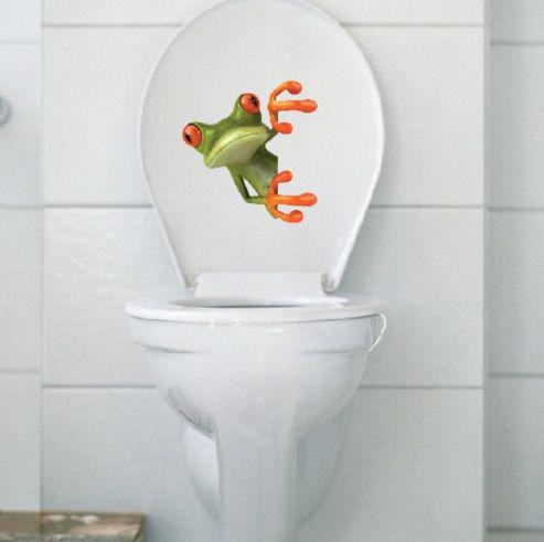 Наклейка Лягушка на стену 15 на 16 см разноцветный Киев - изображение 7