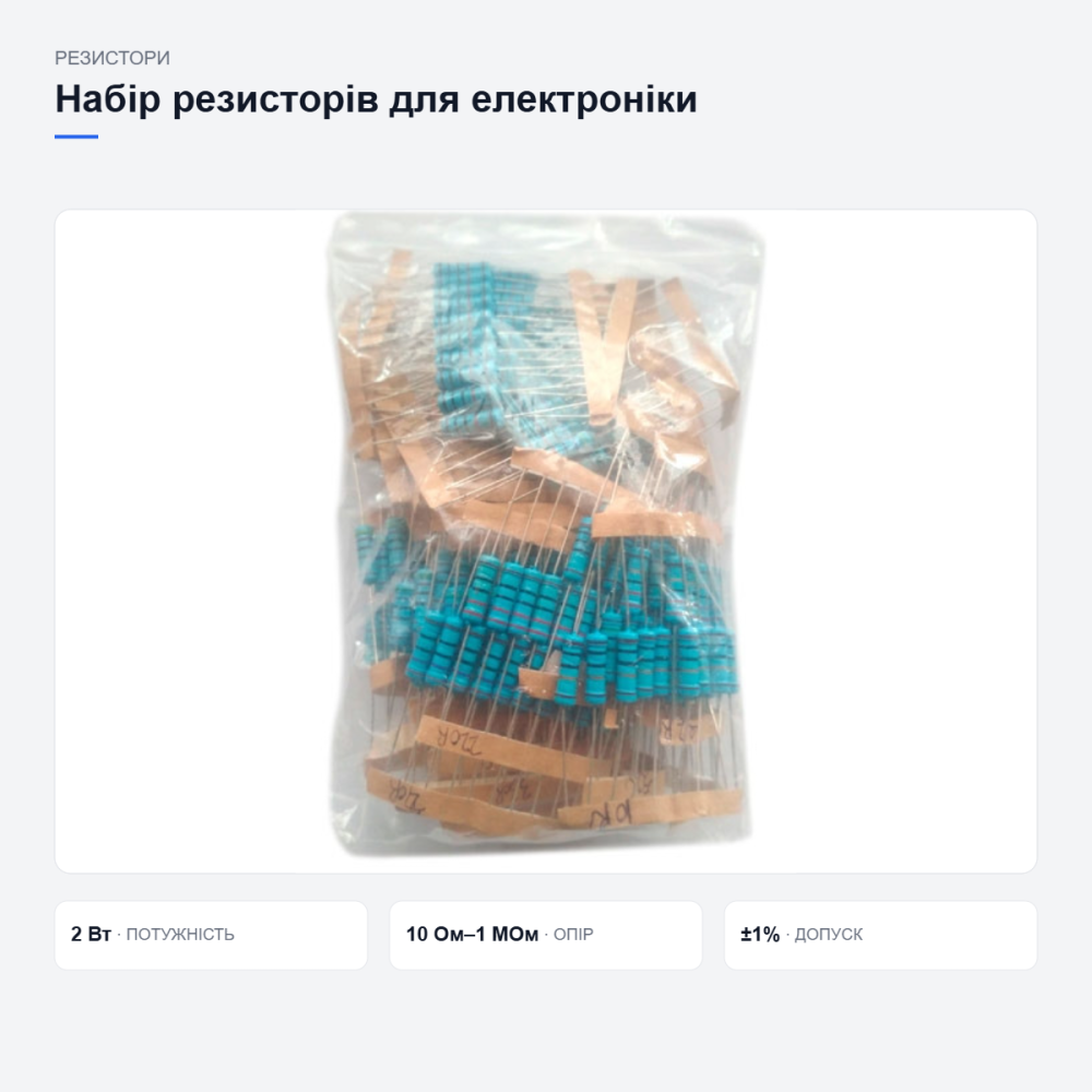 Набір резисторів для електроніки Київ - фото 10