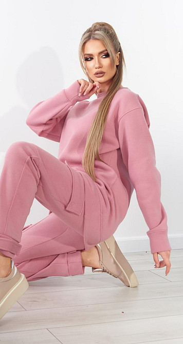 Теплий костюм на флісі з великими кишенями (42) Київ - фото 3