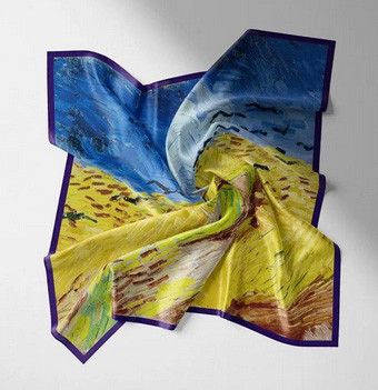 Платок женский легкий Ван Гог Киев - изображение 2