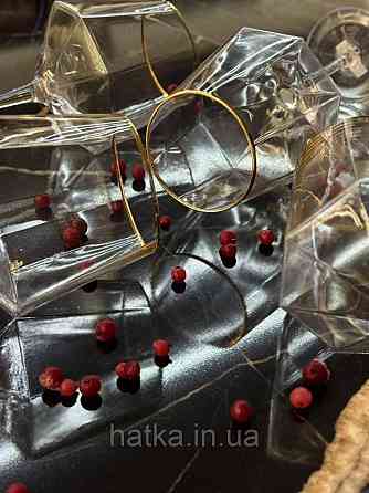 Келих "Маунт" 450 мл OLSFD1002-2 прозорий скло незвичайна форма Київ