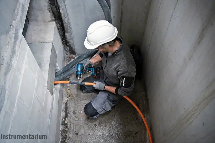 Профессиональный аккумуляторный технический фен Bosch Professional GHG 18V-50: без АКБ,2 насадки, 300°С/500°С Киев - изображение 12