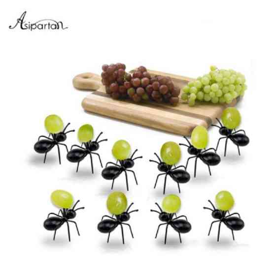 Шпажки для канапе Мурахи 45 на 45 мм чорний Київ