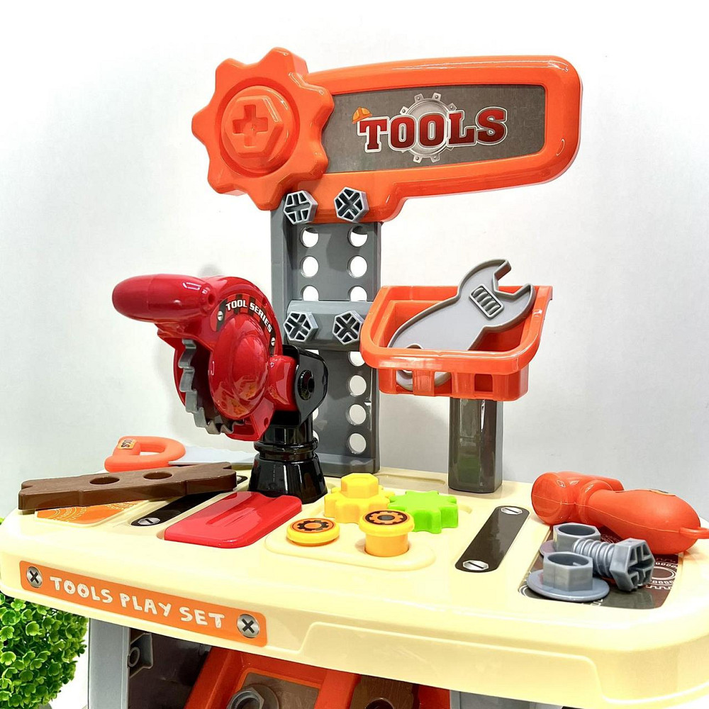 Дитячий набір інструментів для хлопчика стіл з інструментами 36 предметів (3621) Чернігів - фото 8