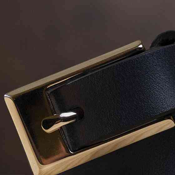 Ремінь жіночий Grande Pelle 11070 шкіряний Синій Київ