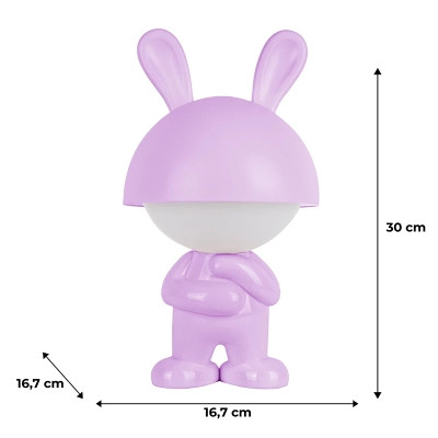 Нічник Kite Світильник LED з акумулятором Dreamy Bunny, фіолетовий (K25-315-1-5) Вінниця - фото 6