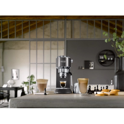 Ріжкова кавоварка еспресо DeLonghi EC 885 GY (Dedica Arte) Вінниця - фото 6