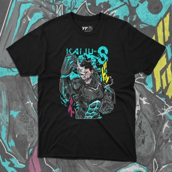 Футболка чоловіча з  принтом Кайдзю 8 #1 Розмір 48 Anime09Розмір 48 Дніпро