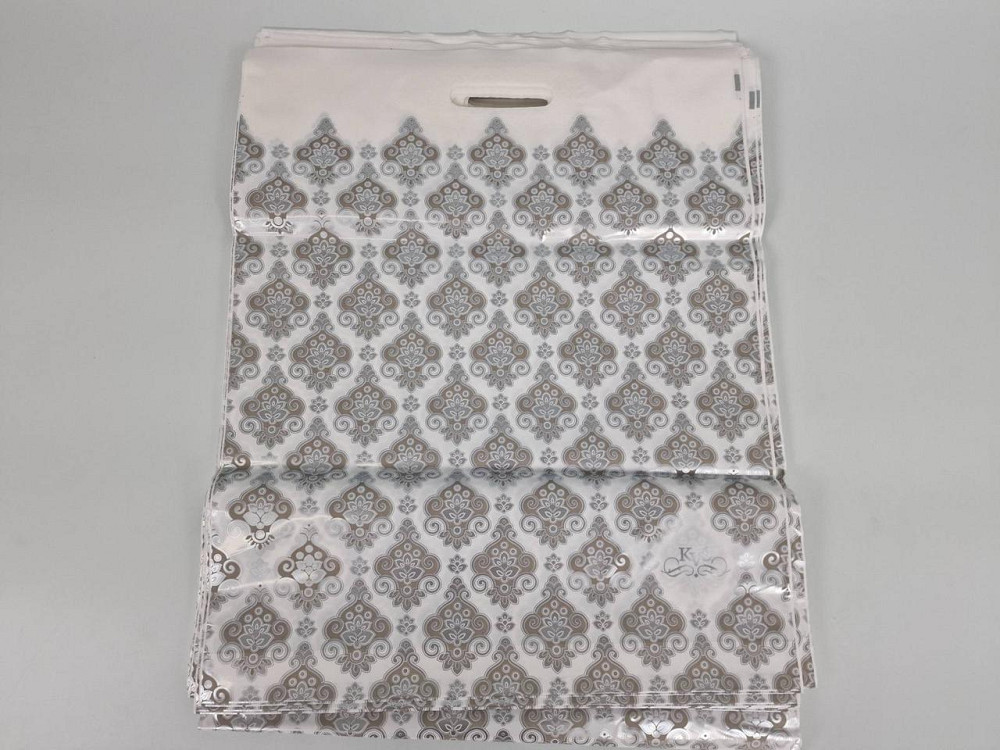 Пакет щільний з прорізною ручкою (40*50)"No20"КВС Білий (50 шт.) Харків - фото 2