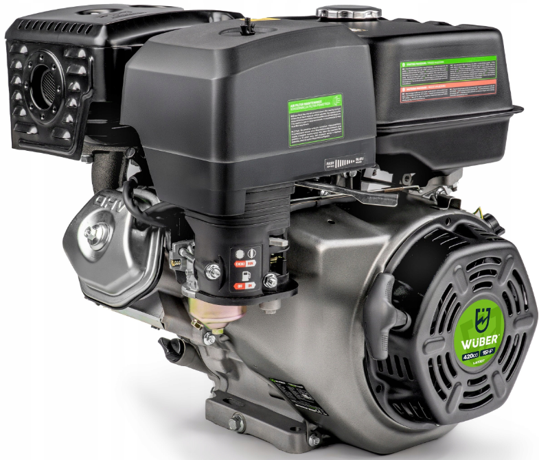Двигатель внутреннего сгорания 420 см3 15 л.с. ВАЛ 25,4 мм Wuber (Польша) Киев - изображение 2