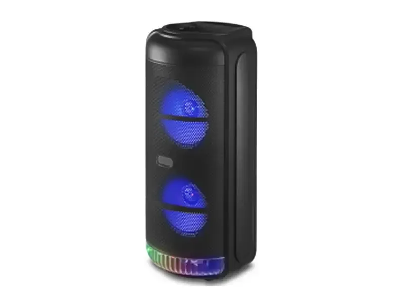 Портативна Bluetooth колонка RX-8228 з LED підсвічуванням, FM, USB, TF, TWS, мікрофоном, 2x8" динаміка, 20Вт Одеса - фото 3