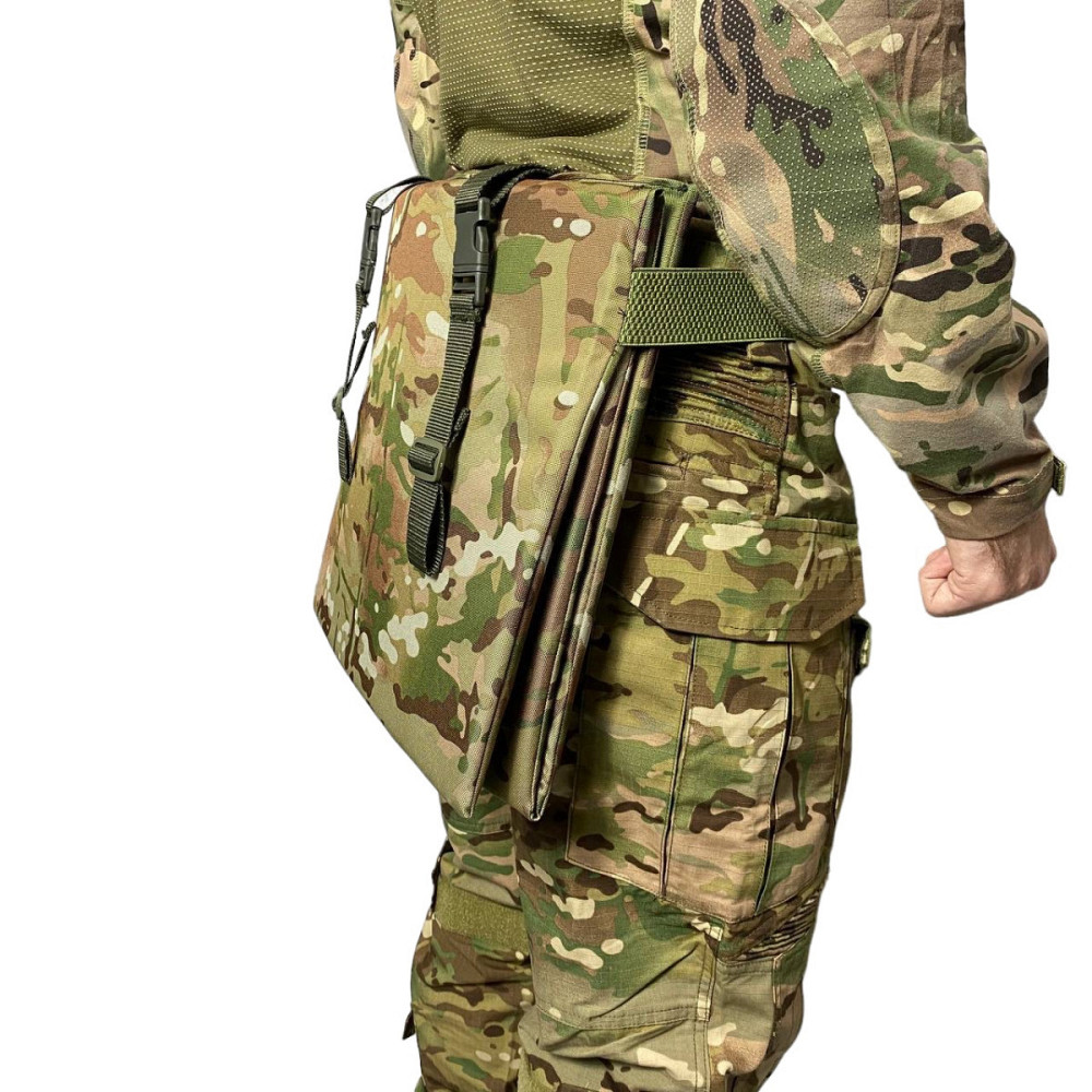 Каремат потрійний тактичний Ranger 100х40х1 см Б6578 Мультикам Київ - фото 3