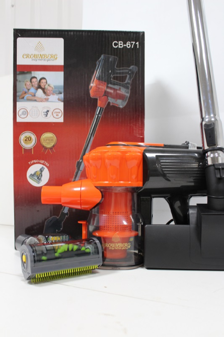 Контейнерний пилосос Crownberg CB-671 2400Вт, 400Вт всмоктування, 4-фільтра, телескопічна труба Одеса - фото 1