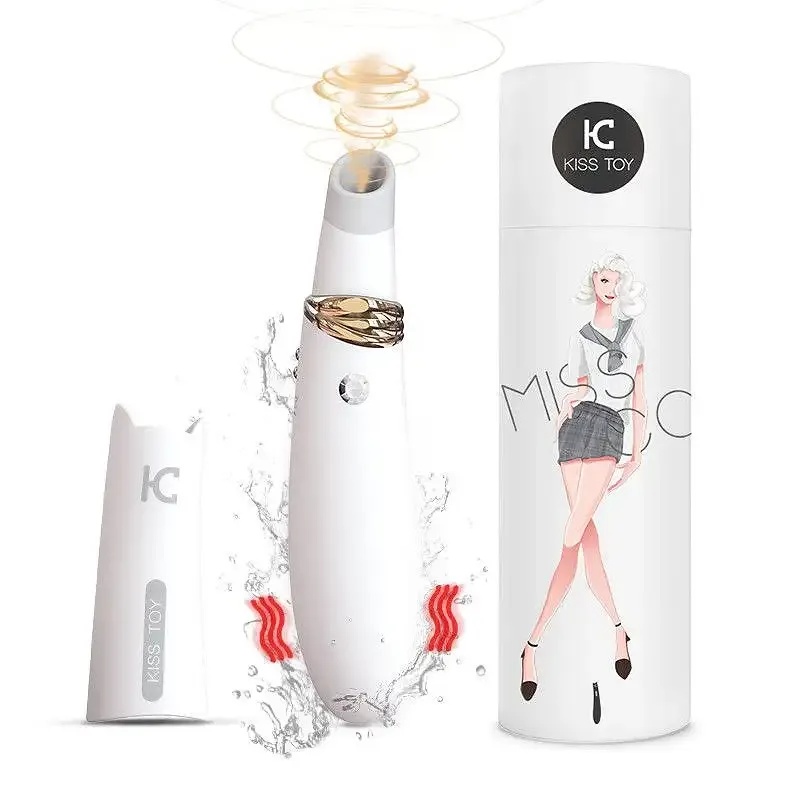 Вакуумний стимулятор з вібрацією KISTOY Miss CC White, можна використовувати як вібратор, діам.3,6см Львов - изображение 10