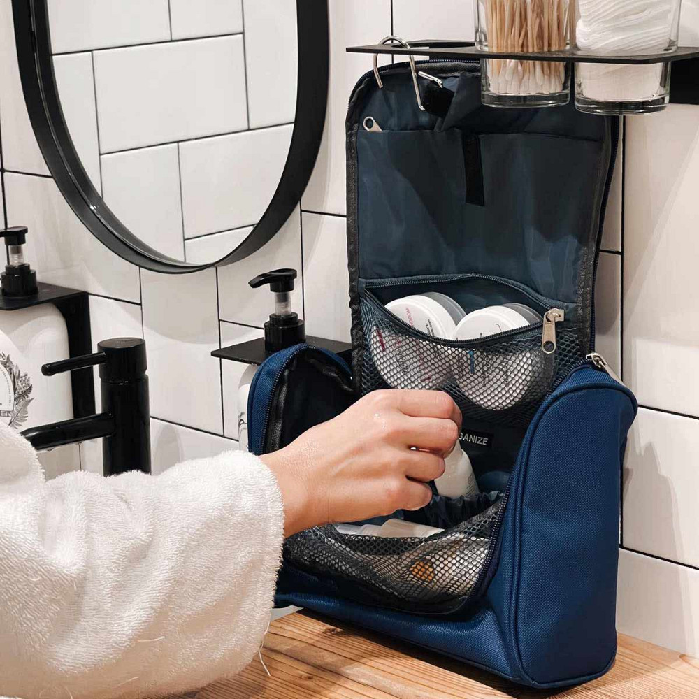 Дорожній органайзер для косметики C025-siniy (Синій) Суми - фото 1