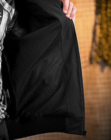Городская Ветровка Stone island карман black 4 ДЛ7035 Киев - изображение 2