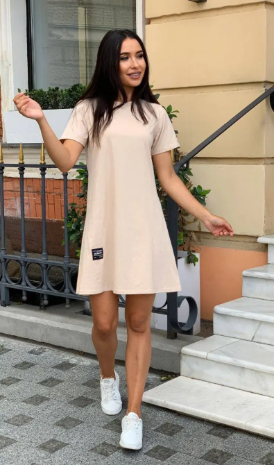 Летнее платье мини 