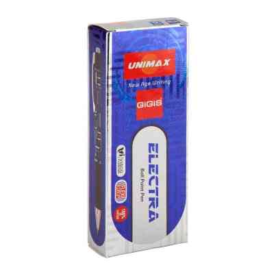 Ручка шариковая Unimax автоматическая Electra, синяя (UX-123-02) Винница