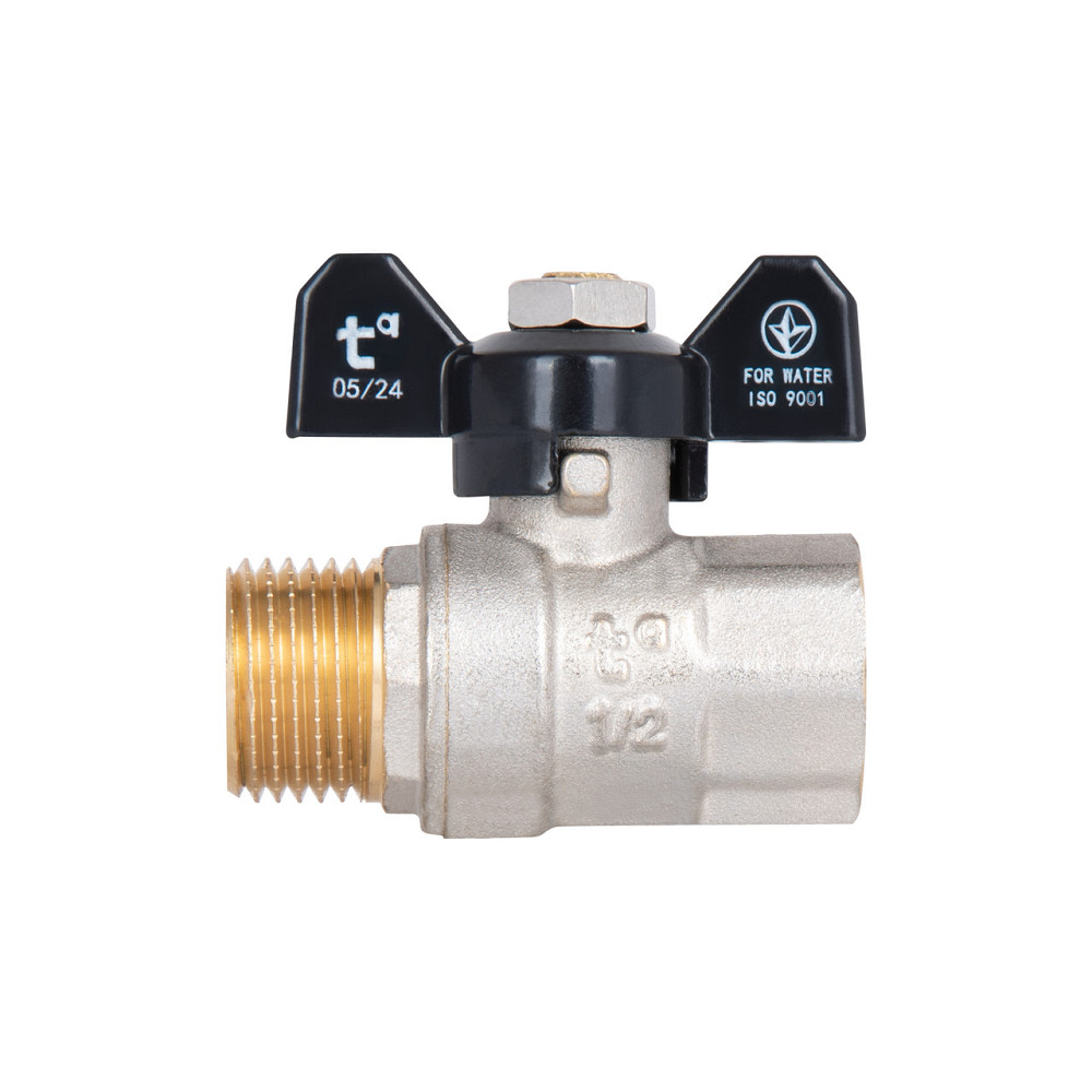 Кран кульовий Thermo Alliance Base 1/2" ВН для води (метелик) SD607W15 Київ - фото 4