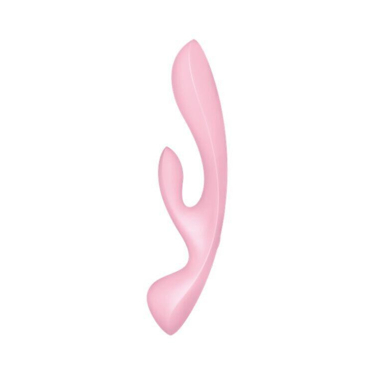 Двосторонній вібратор-кролик Satisfyer Triple Oh Pink (м'яте паковання!!!) Sex Aura Київ - фото 3
