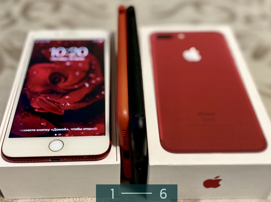 Айфон: iPhone 7 Plus Red Product 128Gb. Neverlock Киев - изображение 1