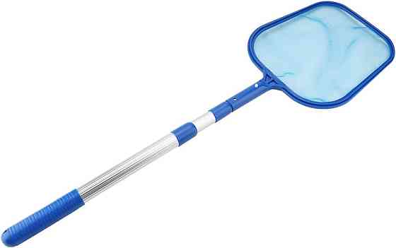 Сачок 28х23см із телескопічною ручкою 43-90 см для очищення басейну Луцьк