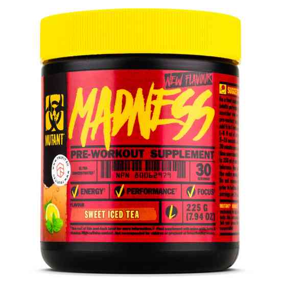 Передтренувальний комплекс MUTANT Madness 225 g (Sweet Iced Tea) Луцьк