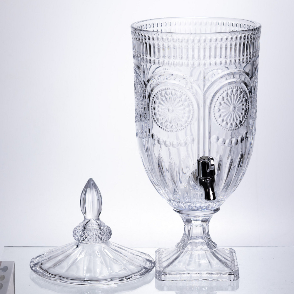 Лимонадниця Sunflower 5л із краном HP-19-291 глечик диспенсер для води і напоїв прозорий Коломия - фото 3