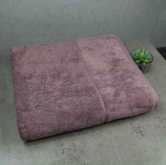 Набор полотенец велюр/махра 2шт GM Textile 50x90см, 70x140см Премиум качества Milado 550г/м2 (Пепель Сумы