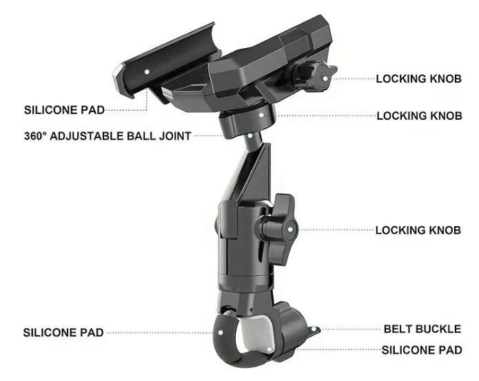 Держатель для телефона на руль регулируемый Одесса - изображение 3