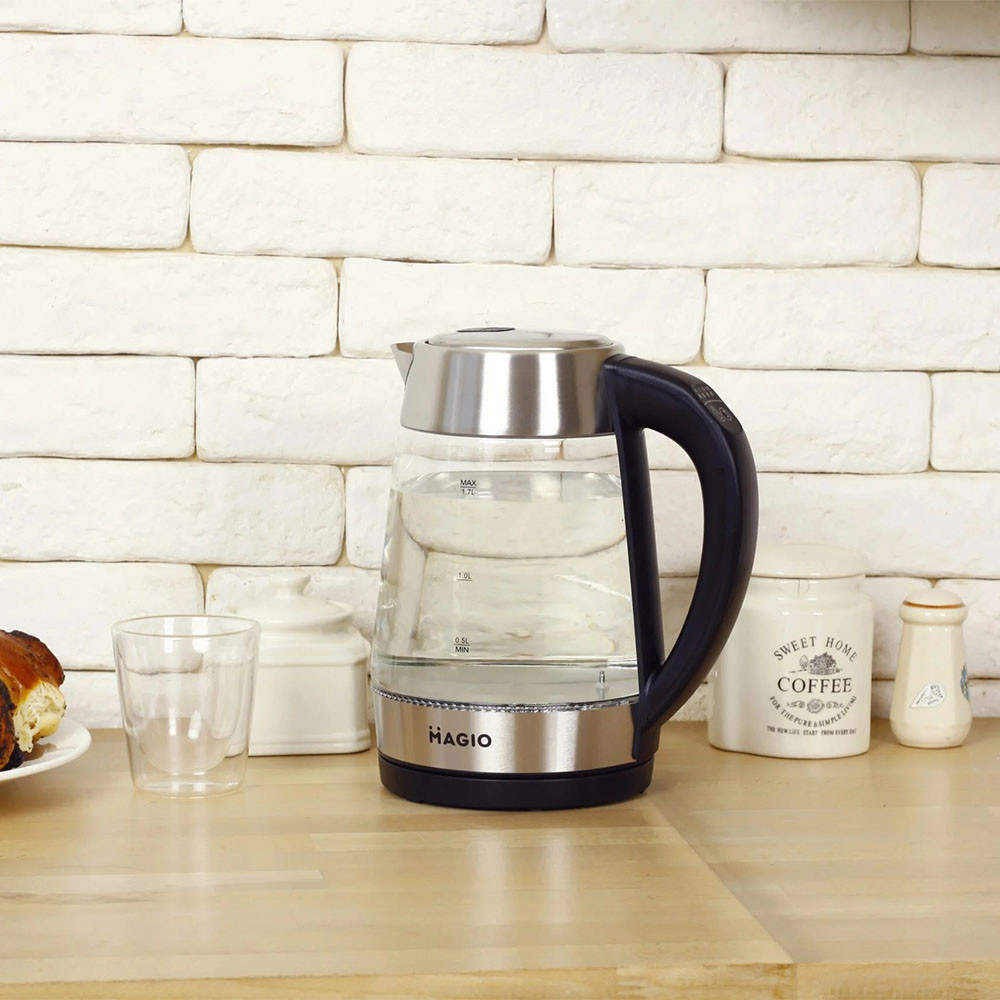 Потужний побутовий електрочайник, Стильний електрочайник, Чайник для чаю з автоматичним вимкненням RO-93 Івано-Франківськ - фото 6