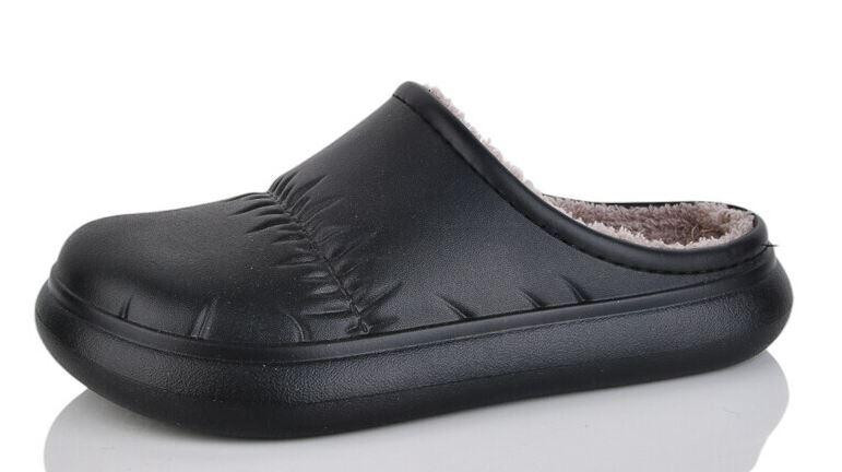 Тапочки женские галоши без задника теплые черные подростковые 40 Одесса - изображение 1