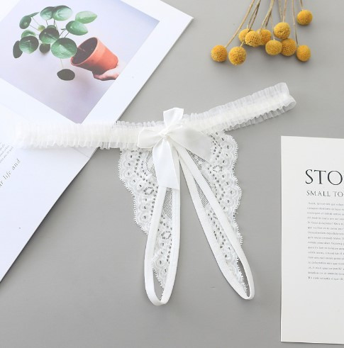 Трусы с дырочкой белые - размер универсальный, (на резинке, тянутся) Киев - изображение 2