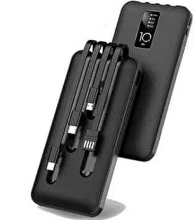 Портативный внешний аккумулятор Power Bank Powerway TX108 10000mAh (Черный) Винница - изображение 5