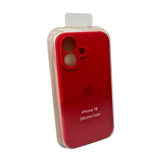 Чохол для iPhone 16 Pro Silicone Berry Red Київ