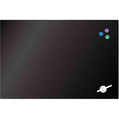 Офісна дошка Axent скляна магнітно-маркерна 60х90 см, чорна (9615-01-А) Вінниця