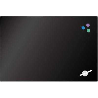 Офисная доска Axent скляна магнітно-маркерна 60х90 см, чорна (9615-01-А) Винница - изображение 1