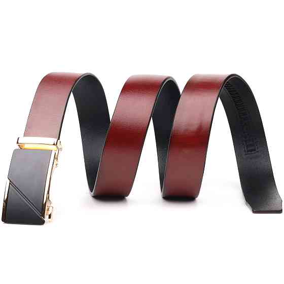 Ремінь для чоловіків з натуральної шкіри Коричневий (Vintage) Київ