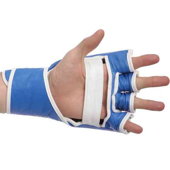 Рукавички для змішаних єдиноборств MMA шкіряні RIV MA-3305 розмір S-XL кольори в асортименті Рукавички для боксу та єдиноборств Київ