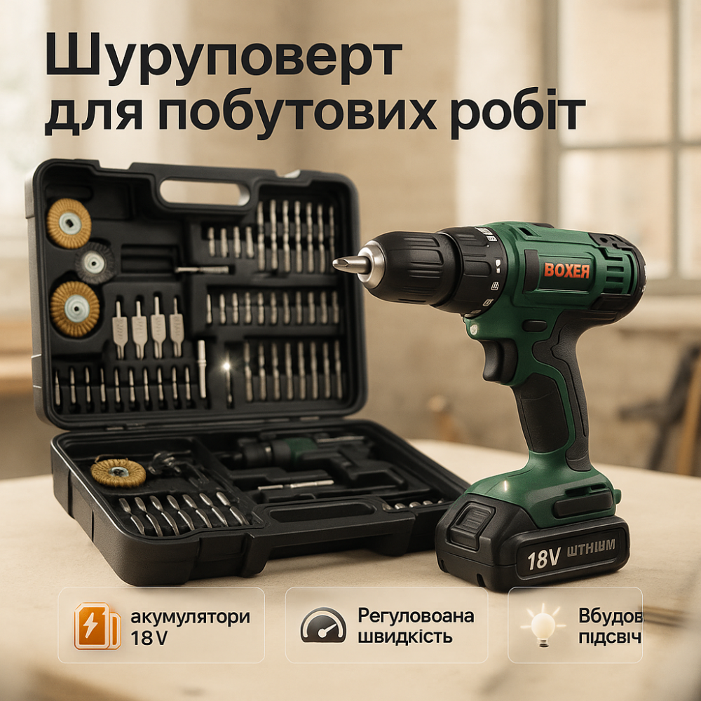 Аккумуляторный шуруповерт с запасным аккумулятором, Шуруповерт аккумуляторный топ BT-19 Львов - изображение 12