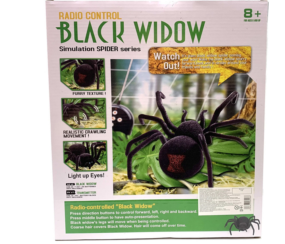 Павук на радіокеруванні Чорна Вдова 30 см (779) Чернігів - фото 5