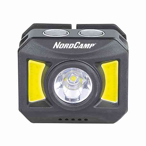 Ліхтар налобний Nord Camp 150+140Lm, 3W+COB, 850mAh, білий/червоний Львів