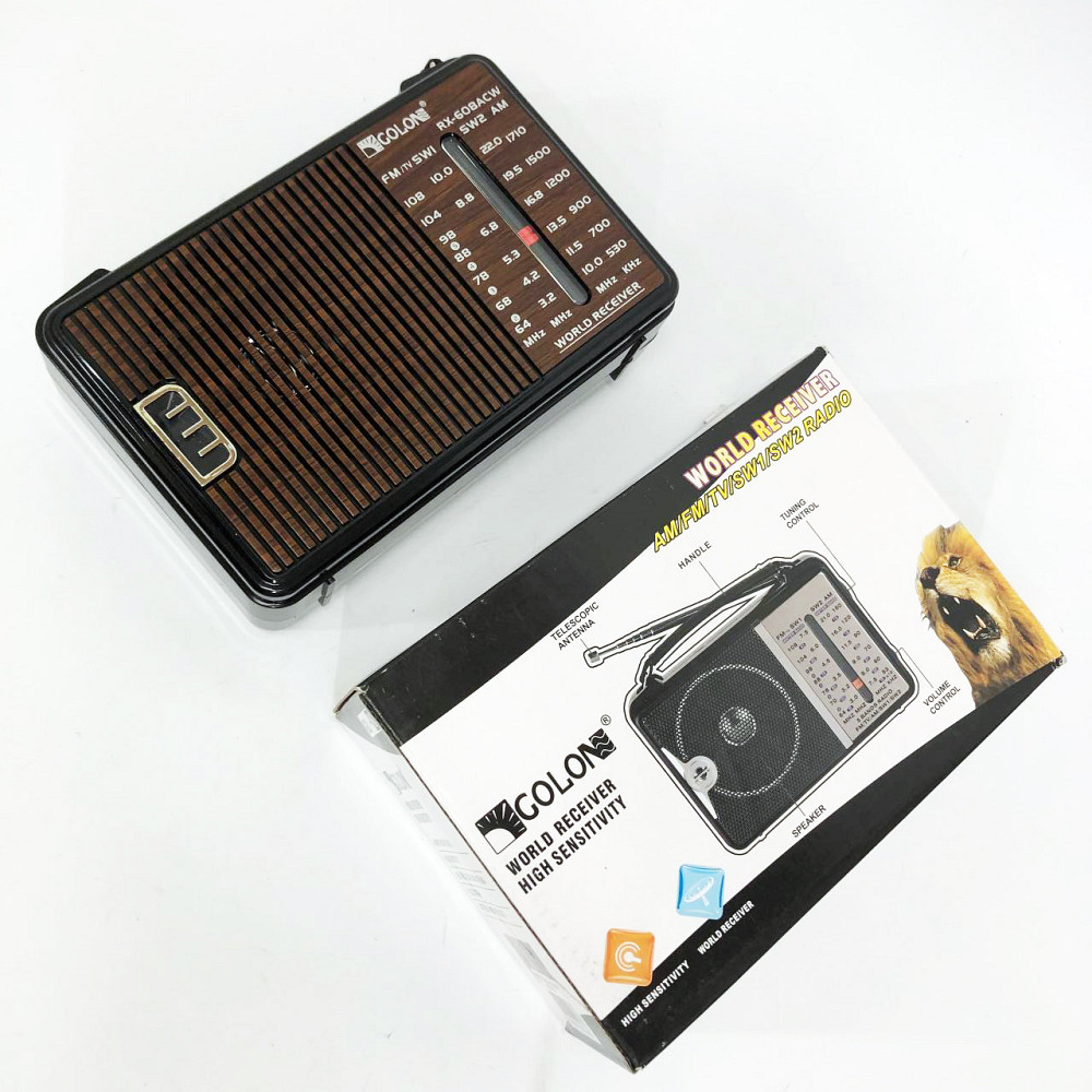 FM-радіоприймач GOLON, Радіо портативне переносне, Портативне радіо Приймач фм SY-33 Львів - фото 10